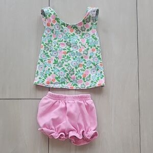 Beaufort Bonnet Floral and Pink Kids Outfit
